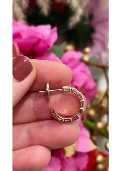 Rose Kaplama Özel Tasarım Küpe modelleri