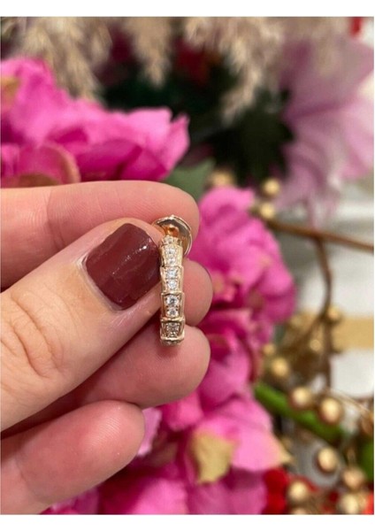 Rose Kaplama Özel Tasarım Küpe fırsatları