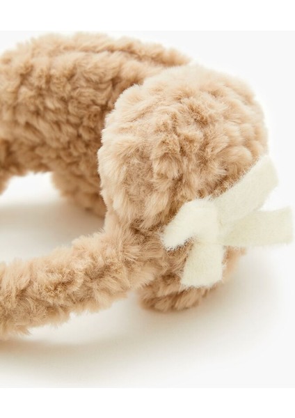 Peluş Fiyonk Detaylı Kulaklık