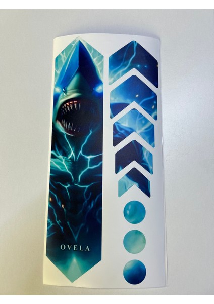 Ovela Kadro Sticker Mutant Köpek Balığı