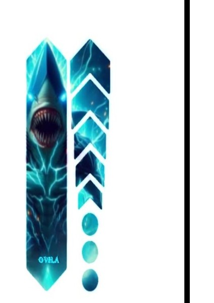 Ovela Kadro Sticker Mutant Köpek Balığı fiyatları