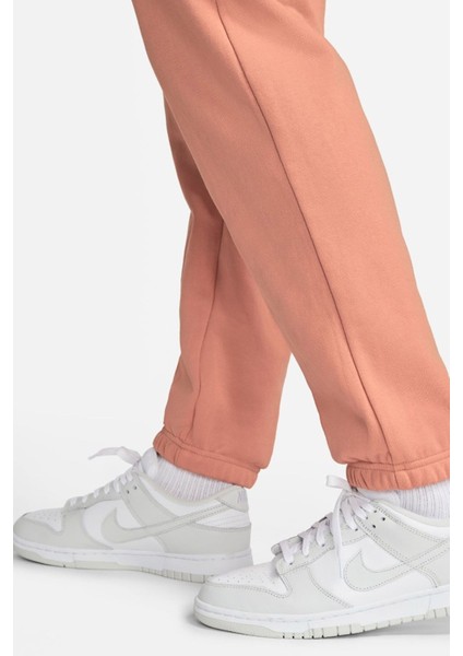 Jordan Essential Core Loose Fit Fleece Pant.lastik Paçalı Bol Kesim Pamuklu Kadın Günlük Eşofman Altı Turuncu fırsatları