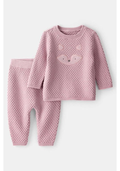 Kız Bebek Pembe 2li Set