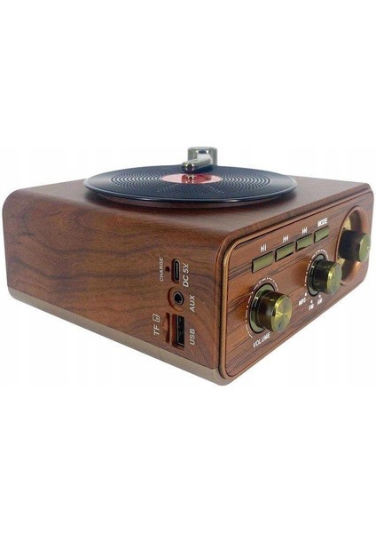 SP-424 Usb-Sd-Fm-Bluetooth Destekli Şarjlı Nostaljik Retro Radyo - Kahverengi fırsatları