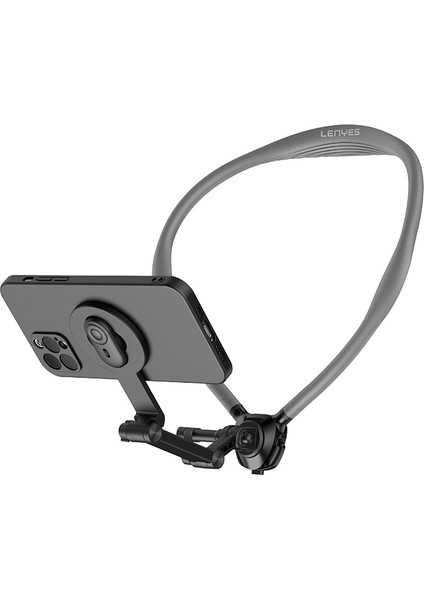 Eller Serbest Magnetik Boyun Askılı Telefon Tutucu — Bluetooth Kumanda, GOPRO/İNSTA360 Uyumlu fiyatları