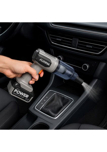 Araç Içi Şarjlı Süpürge, Çok Amaçlı Süpürge, 20000 Pa Yüksek Emiş Gücü, 7 Farklı Kullanılabilir Başlık, 15000+10000 Mah Çift Batarya, 3 Kademeli Güç Modu, 100.000 Rpm Yüksek Çekiş ve Basınçlı Üfleme fırsatları