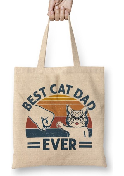 Vintage Best Boxer Dad Ever Bump Fit Dog Dad Funny Fathers Day Gifts Köpek Bez Çanta