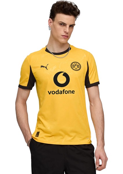 Borussia Dortmund Cup Jersey Erkek Sarı Futbol Forma 78011203