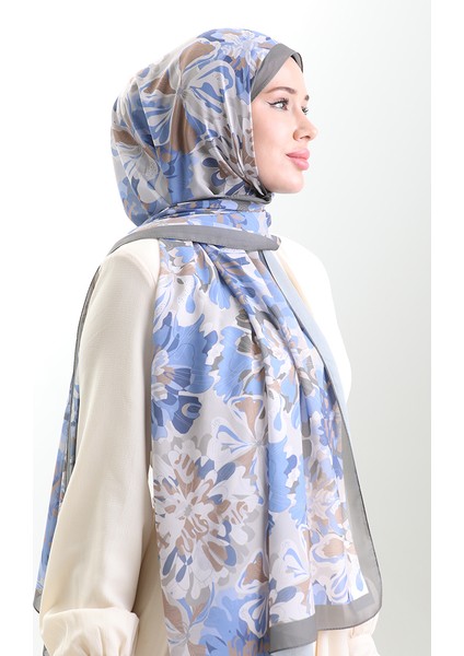 Hanzade Fransız Ipeği Şal 70329-02 Toprak Indigo fiyatları