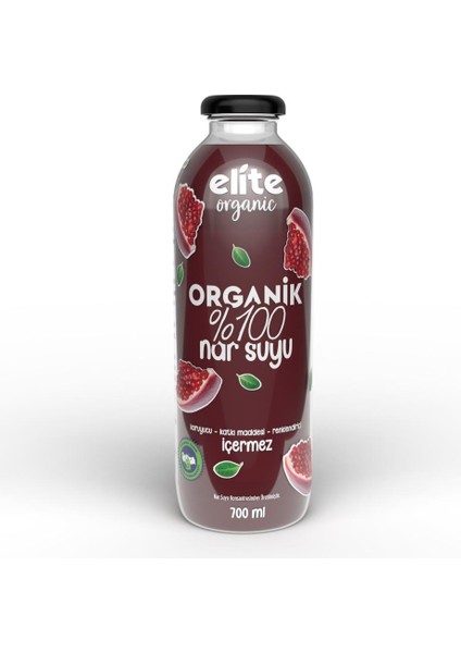 Organik %100 Nar Suyu 700 Ml