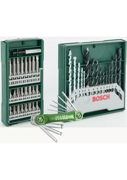 Bosch X-Line 41 Parça Vidalama ve Allen Aksesuar Seti