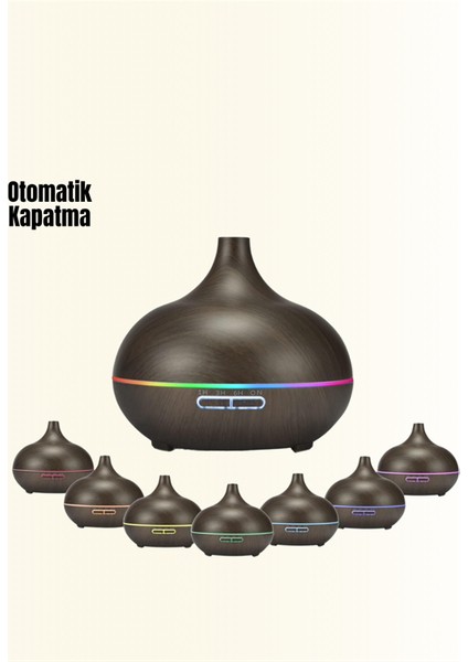 7 Renk Işıklı Ultrasonik Hava Difüzörü – Sessiz ve Güvenli Kullanım - M656K552-R92656 fırsatları