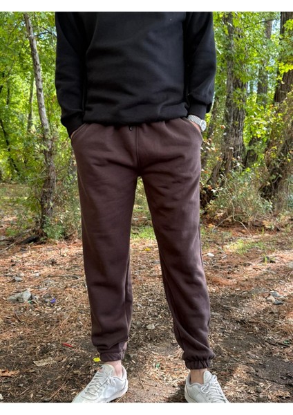 Erkek Ünisex Jogger Eşofman Altı 3 Iplik Kalın Kişlık