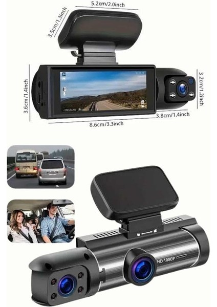 Çift Kameralı Araç Kamerası Ön ve Arka Kameralı - M869K061-R90869 modelleri