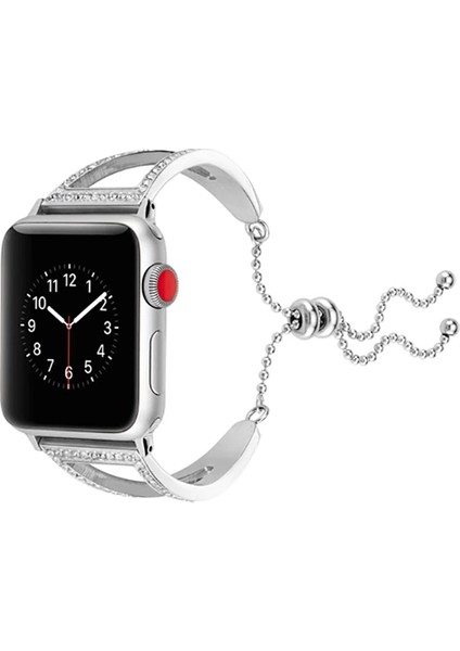 Ally Apple Watch Ultra 49MM 7-8 45MM 6-5-4 44MM Diamond Işlemeli Bayan Kordon Kay? - M204K582-R38