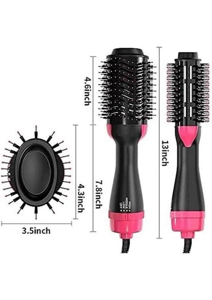 Saç Kurutma Makinesi Saç Düzleştirici Fön Tarak Isı Ayarlı Sıkı Dişli - M050K515-R93050 indirimleri