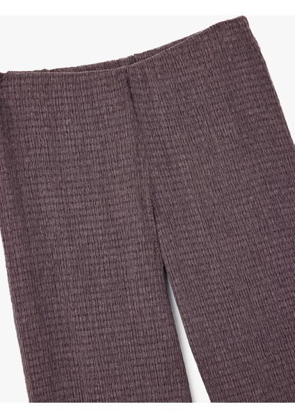 Slim Fit Bürümcük Kumaş Bol Paça Pantolon indirimleri