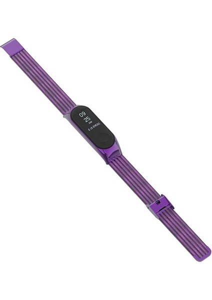 Lüx Xiaomi Mi Band 3 Akıllı Saat Çelik Toka Kayış KORDON-(5775) - M189K137-R62189 fırsatları
