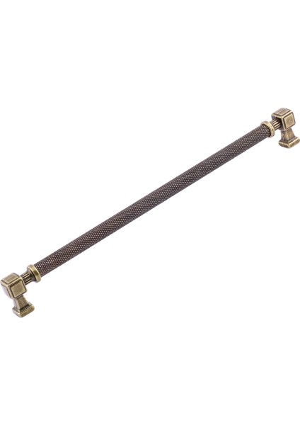 Talas Antik 320 mm Sarı Tırtıklı Metal Kulp Kapak Kulpu Dayanıklı Kulpları Mobilya Çekmece Dolap