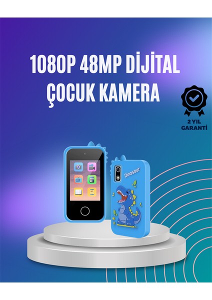 Çocuklar Için Kullanımı Kolay Dijital Kamera – Basit Arayüz ile Bağımsız - M636K199-R93