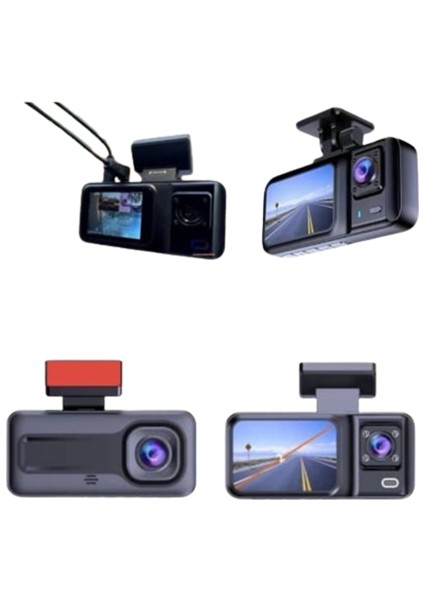 Geri Görüş Destekli Full Hd Araç Kamerası – Gelişmiş 3 Kameralı Kayıt Ç? - M790K562-R88