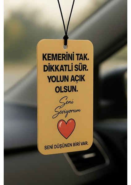Bahar Kokulu Araç Ayna Süsü | Yolun Açık Olsun Yazılı Araba Kokusu fiyatları