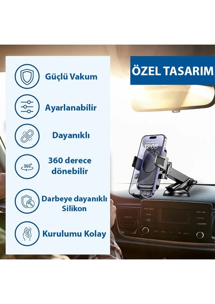 Ally A145 Araç Içi Torpido Üstü Telefon TUTUCU-(5775) - M643K400-R84643 fırsatları