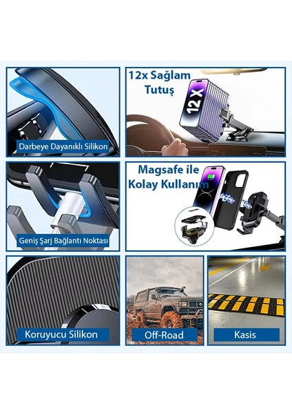 Ally A145 Araç Içi Torpido Üstü Telefon TUTUCU-(5775) - M643K400-R84643 indirimleri