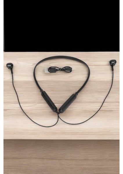 Kablolu Boyun Askılı Dijital Göstergeli Bluetooth Kulaklığı 60 Saat - M721K585-R00721 indirimleri