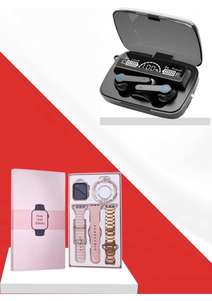 Dijital Göstergeli Powerbank Bluetooth Kulaklık ve Yeni Nesil Amoled Ekran Akıll? - M329K083-R72 fırsatları