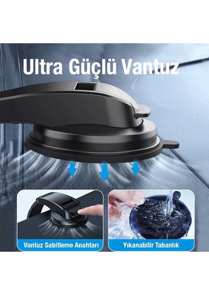 Ally Le-10 Magsafe Araç Içi Torpido Üstü Telefon TUTUCU-(5775) - M852K406-R90852 fırsatları