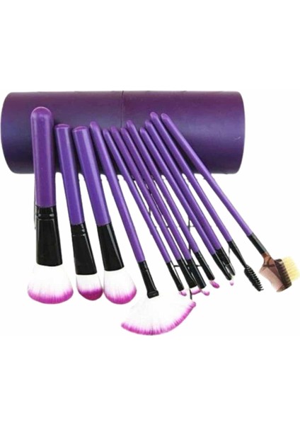 12 Parça Makyaj Fırçası Yumuşak Kıllı Profesyonel Fırça Seti Yüksek Kalite - M414K665-R90 fırsatları