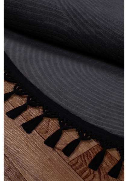 Rölyef Joy Daire Vizon Kaymaz Taban Kesme Halı Pon Pon modelleri