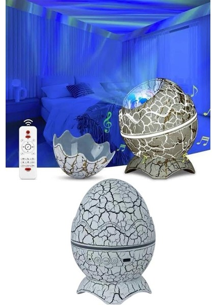 Gece Lambası Yumurta Işık Speaker Yeni Nesil Dinozor Yumurtası Görünümlü - M749K809-R91749