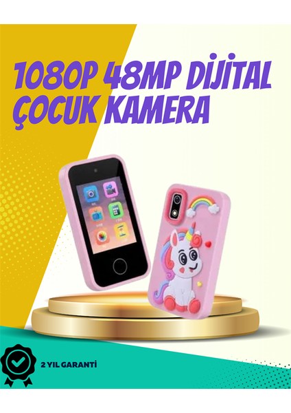 Abs + Silikon Gövdeli Dayanıklı Çocuk Kamerası – Güvenli Malzeme Şok Emici - M008K337-R14