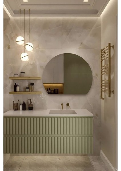 Premium Şık ve Zarif Ahşap Çerçeveli Dekoratif Ayna Modern Tasarım Duvar Aynası Banyo Aynası modelleri