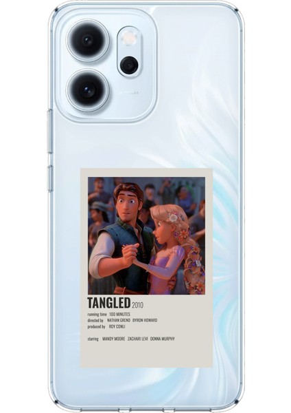 Oppo Reno 14F Uyumlu Rapunzel Tangled Tasarımlı Baskılı Silikon Kılıf