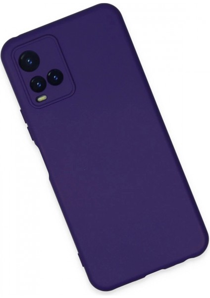 Vivo Y21S Kılıf Nano Içi Kadife Silikon - Mor (K95) modelleri