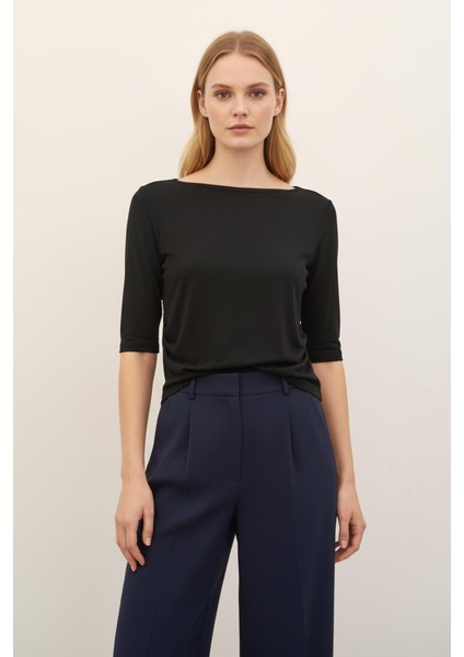 8279A Kısa Kol Badi Siyah