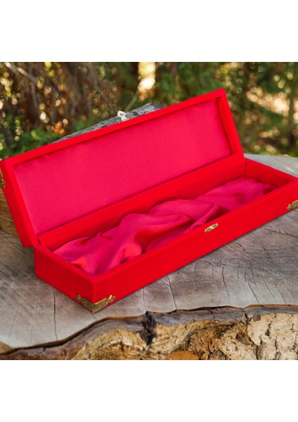 Koleksiyonluk ve Avcı Bıçakları Için Kırmızı Kadife Kutu fiyatları