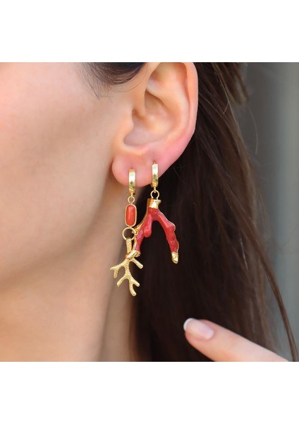 Mercan Gold Gümüş Küpe fiyatları