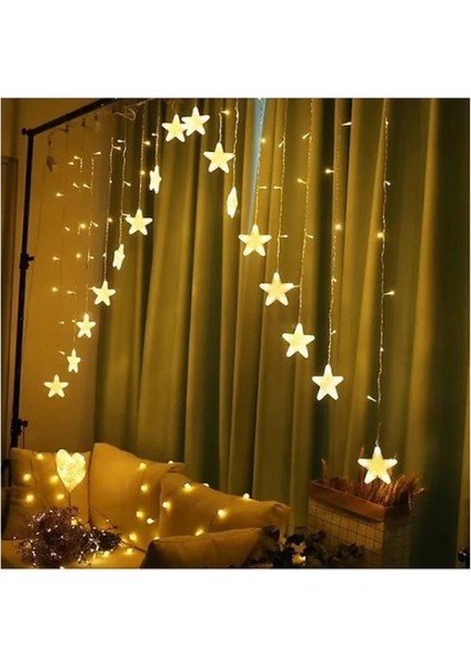 Yıldız Perde LED Çapraz - Lisinya