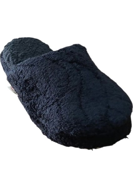 Red Play T202501 Kadın Peluş Kışlık Günlük Ev Terliği Siyah