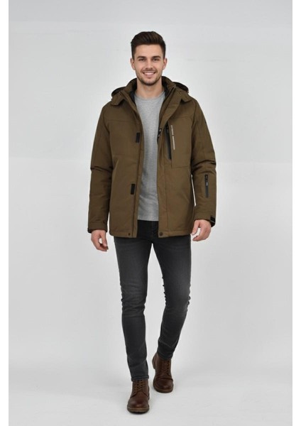 Erkek Kapüşonlu Spor Mont 2 Parça Regular Fit 3361 BGL-ST04901