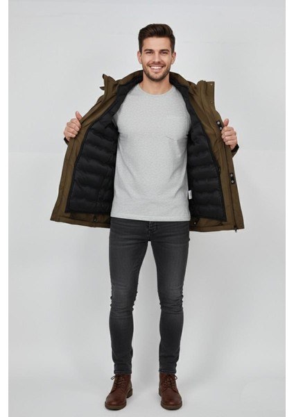 Erkek Kapüşonlu Spor Mont 2 Parça Regular Fit 3361 BGL-ST04901 fırsatları