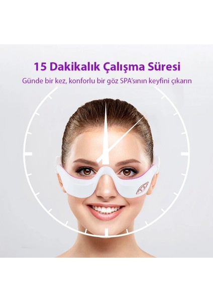Göz altı kırışık sarkma önleyici göz masaj aleti kırışlık giderici dinlendirici masaj aleti