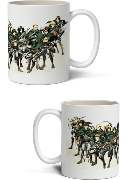 Attack On Titan Karakterleri Tasarımlı Kupa Bardak Sevgiliye Arkadaşa Hediye fiyatları