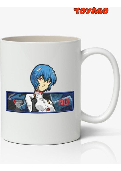 Neon Genesis Evangelion Rei Ayanami Anime Kişiye Özel Temalı Kupa Bardak Sevgiliye Arkadaşa Hediye