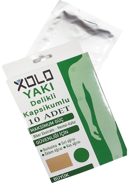 Kapsikumlu Vücut Yakısı 10 Adet Isı Etkili Vücut Yakısı fiyatları