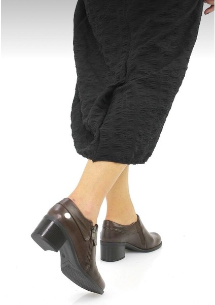 D25KA-3725 Kahve Hakiki Deri Tam Ortopedik Kadın Casual Günlük Ayakkabı fırsatları